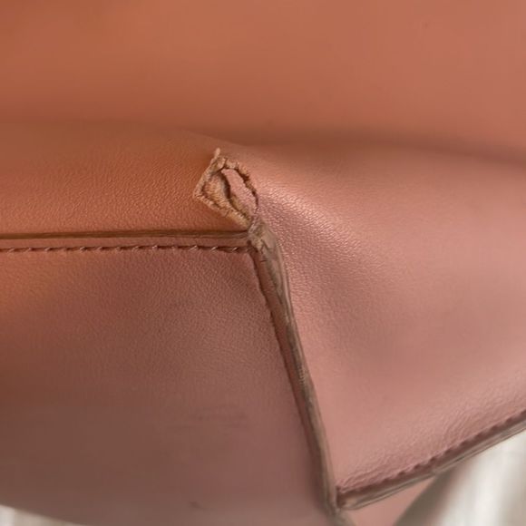 CoLab Large dusty pink vegan leather tote bag /‎ shoulder bag - Picture 12 of 15